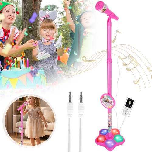 Kids microphone with - with, stand