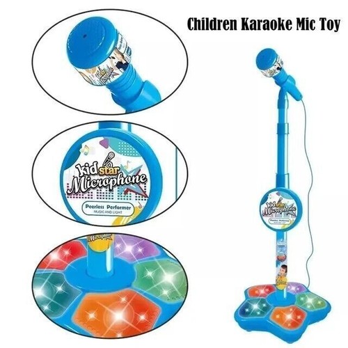 Toy microphone with stand - microphone,