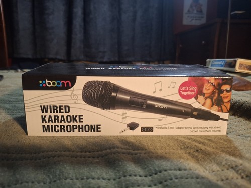 Boom wired karaoke microphone - wired,