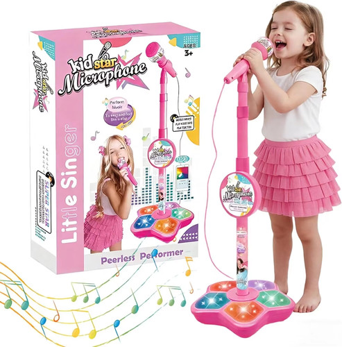 Kids karaoke microphone stand - karaoke,