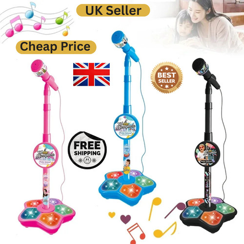 Kids karaoke microphone stand - microphone,