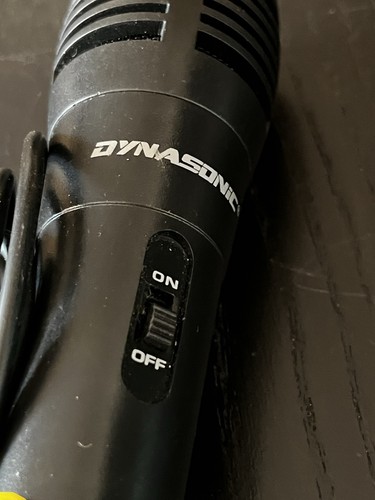 Dynastic microphone with - dynastic, on