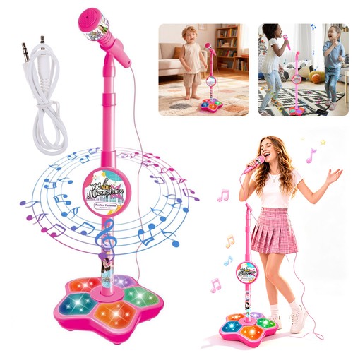 Kids karaoke microphone stand - microphone,